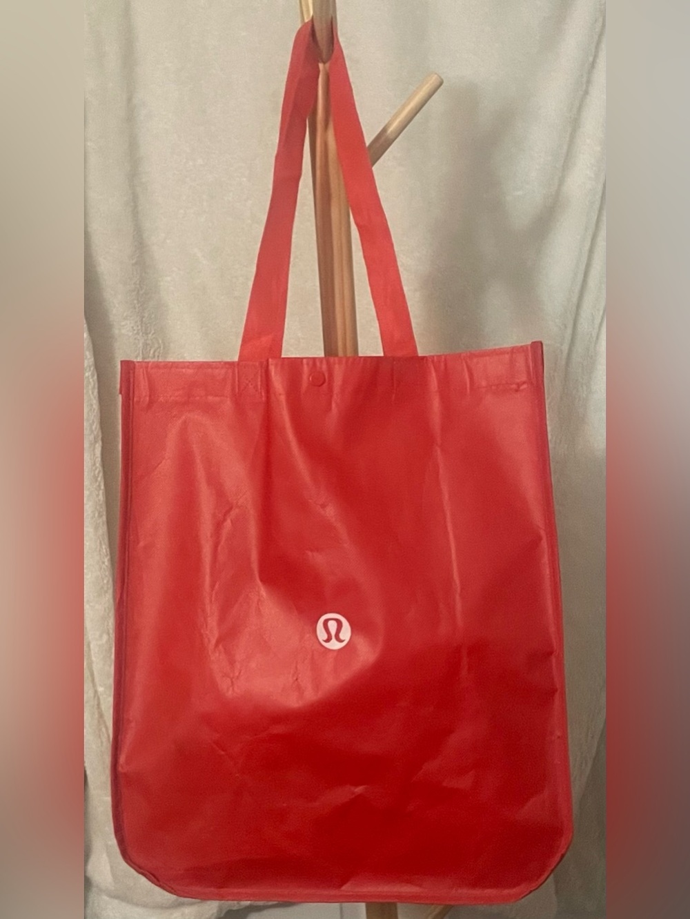 lululemon Reusable Red Logo Tote